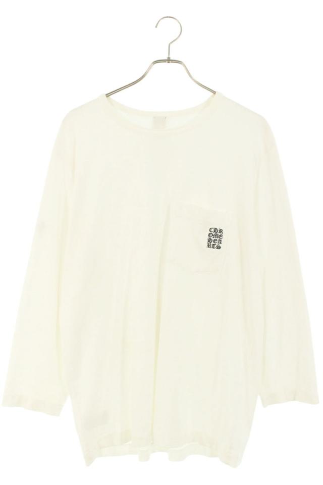 クロムハーツ サイズ:L  GRP Y NOT Light Work L S Tee 胸ポケット長袖カットソー 中古 SS07