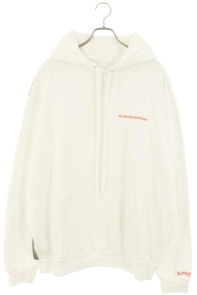 クロムハーツ サイズ:XL  Laurie Lynn Stark LLS HOODIE ローリーリンスタークバックプリントプルオーバーパーカー 中古 GZ11