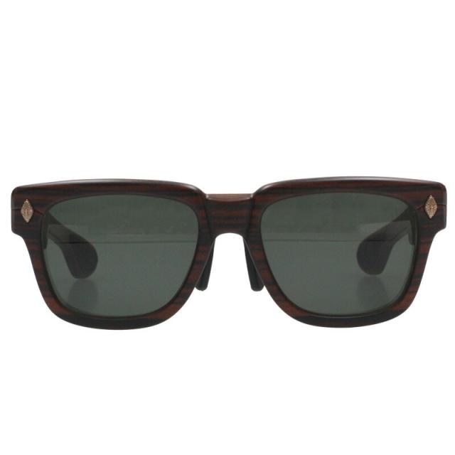 クロムハーツ サイズ:56□18-144  LILITH ステンシルウッドフレームサングラス 中古 SJ02