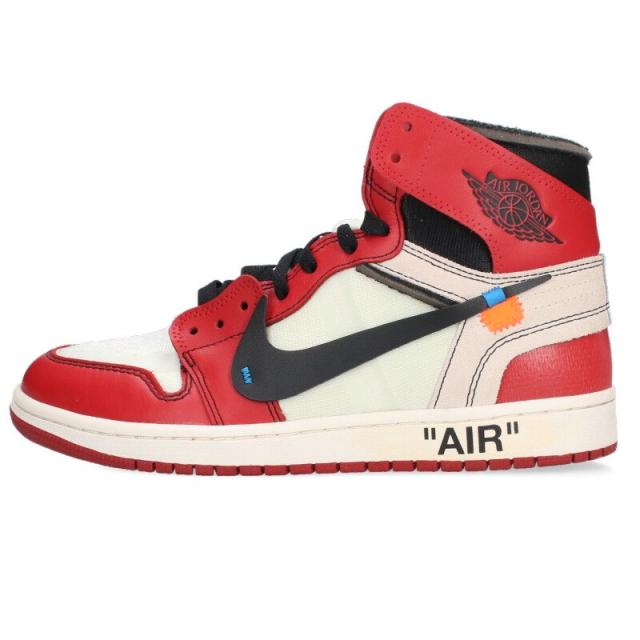 ナイキ オフホワイト サイズ:27cm  AIR JORDAN 1 AA3834-101 エアジョーダン1スニーカー 中古 SB01