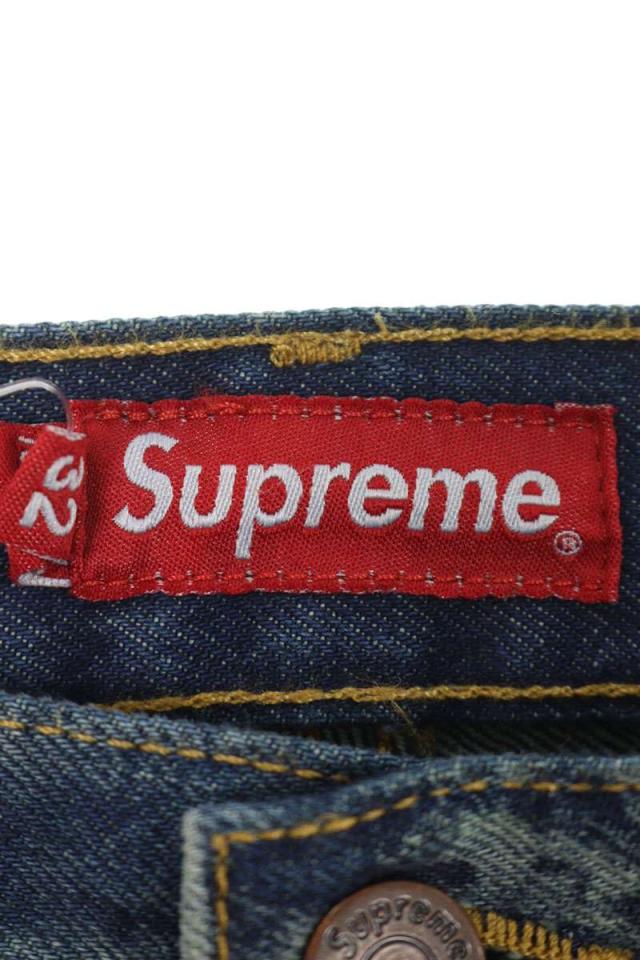 シュプリーム サイズ:32インチ  23AW  CRACKLE Regular Jean ウォッシュドレギュラーデニムパンツ 中古 BS99 シュプリーム サイズ:32インチ 23AW CRACKLE Regular Jean ウォッシュ