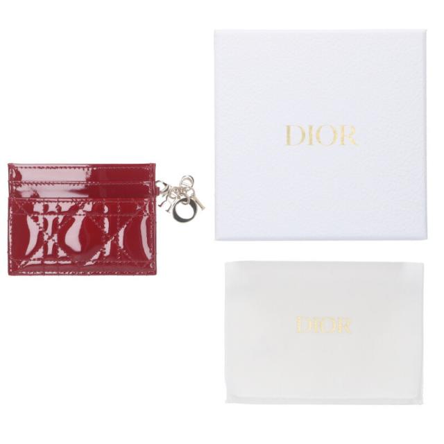 クリスチャンディオール レディディオール パテントカナージュカード