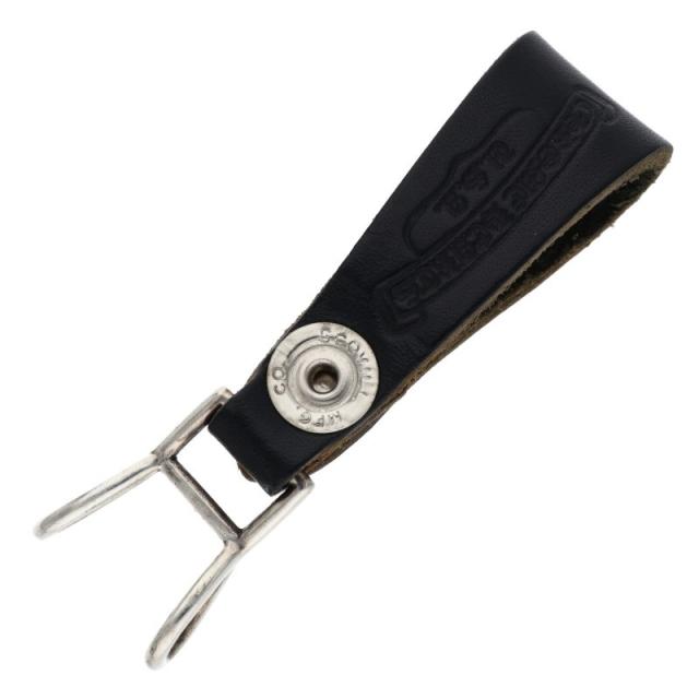 クロムハーツ   BELT LOOP クロウボールボタンレザーベルトループ 中古 GZ11 クロムハーツ BELT LOOP クロウボールボタンレザーベルトループ 中古 GZ11