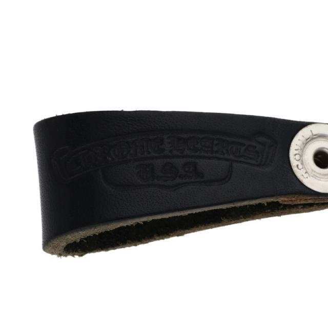 クロムハーツ   BELT LOOP クロウボールボタンレザーベルトループ 中古 GZ11 クロムハーツ BELT LOOP クロウボールボタンレザーベルトループ 中古 GZ11