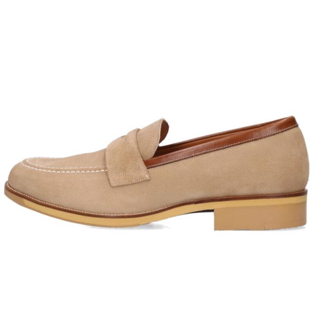 アシックス サイズ:25cm  RUNWALK MB141DX スウェードローファーシューズ 中古 BS99