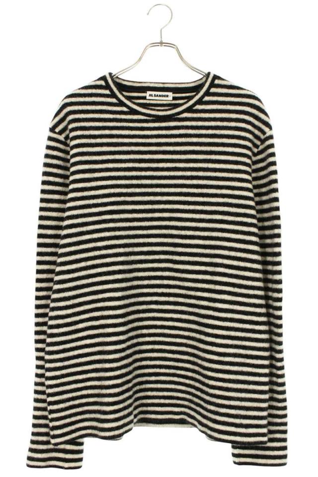 ジルサンダープラス サイズ:XL  J47GC0114 ボーダーニット 中古 BS99