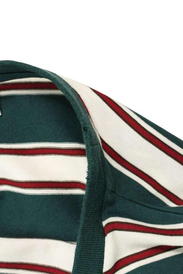 ミュウミュウ MJL014 S000 14RT ロゴ刺繍ポケットボーダー長袖 ミュウミュウ MJL014 S000 14RT ロゴ刺繍ポケットボーダー長袖