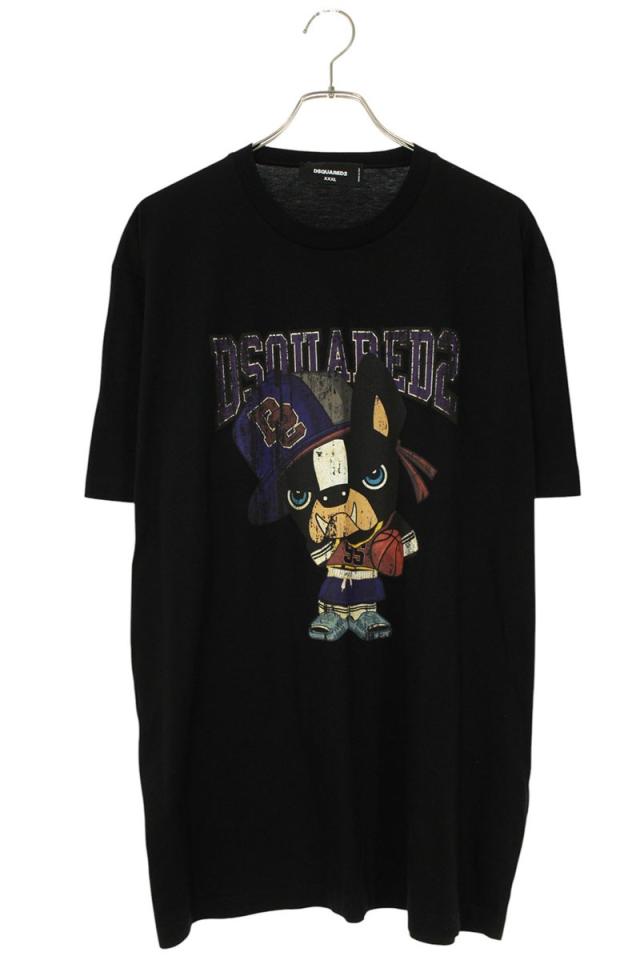 ディースクエアード サイズ:XXXL  S74GD1262 フロントプリントTシャツ 中古 BS99