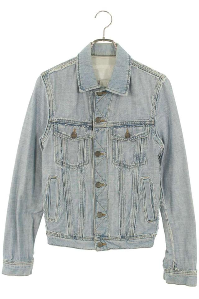 エイチアンドエム  マルタンマルジェラ サイズ:XS ほつれ加工デニムジャケット 中古 BS99