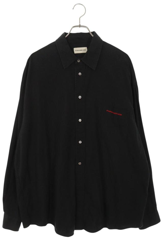 フォーサムワン サイズ:48  78000407 バックフラワープリント長袖シャツ 中古 BS99