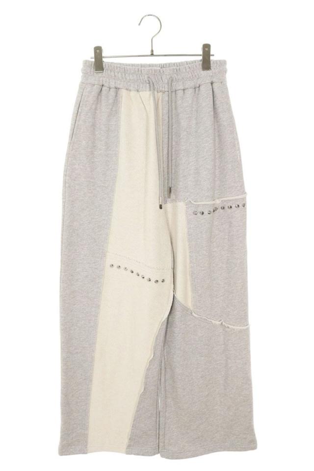 フェンチェンワン サイズ:XS  24SS  FMS17TR01G パッチワーク スウェットロングパンツ 中古 BS99