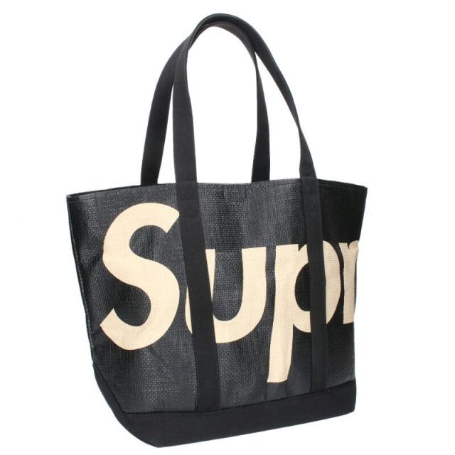 シュプリーム   20SS  Raffia Tote ラフィアトートバッグ 中古 SB01
