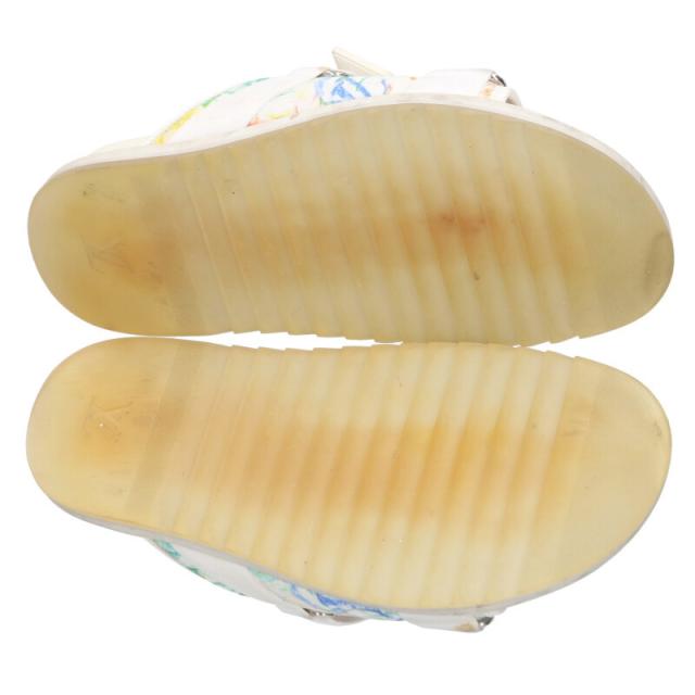 ルイヴィトン サイズ:7  ホノルル・ライン ミュール パステル・モノグラム サンダル 中古 BS99 ルイヴィトン サイズ:7 ホノルル・ライン ミュール パステル