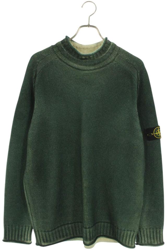 ストーンアイランド サイズ:XL  7515561A8 ワッペン付きハイネックニット 中古 FK04