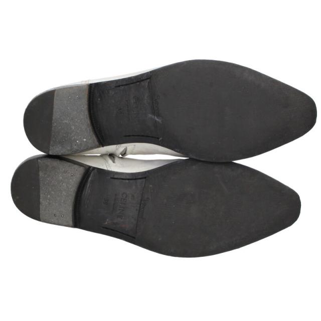 セリーヌ サイズ:39 ジャクノ サイドジップ レザーブーツ 中古 SB01