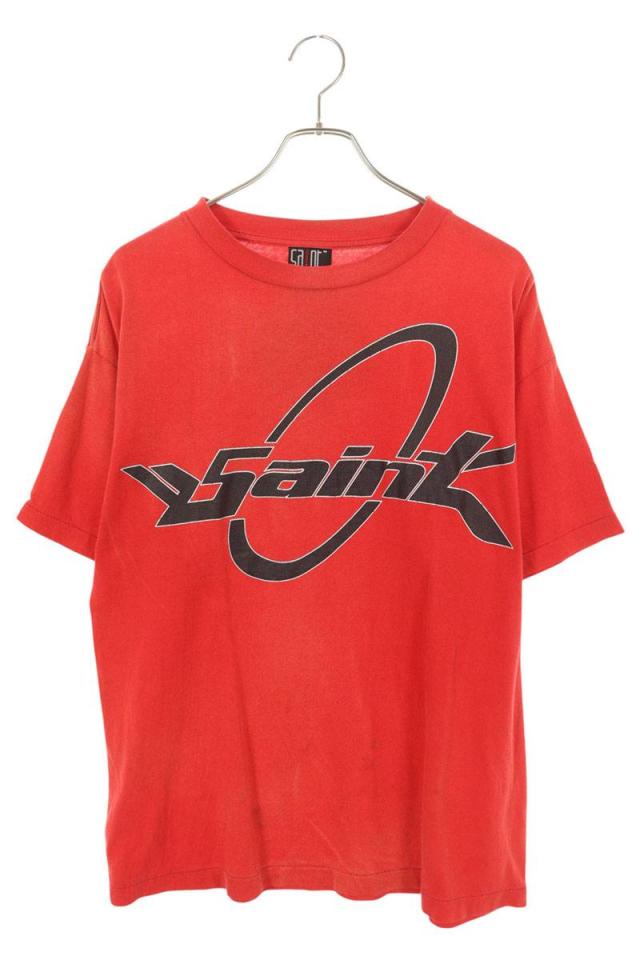 セントマイケル サイズ:M  22SS  SM-S22-0000-006 ヴィンテージ加工S.CIRCLEプリントTシャツ 中古 OM10