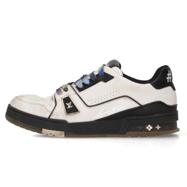 ルイヴィトン サイズ:6.5  LVトレイナー・ライン #54レザーローカットスニーカー 中古 BS99