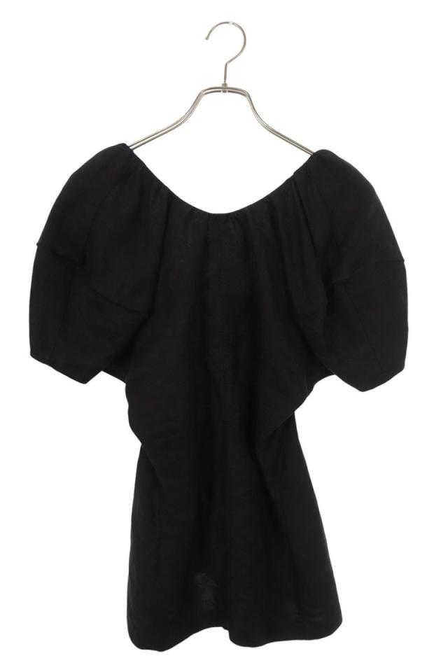 セリーヌ サイズ:36  フィービー期 2 0CA7 7630 リネンパフスリーブブラウス 中古 BS99