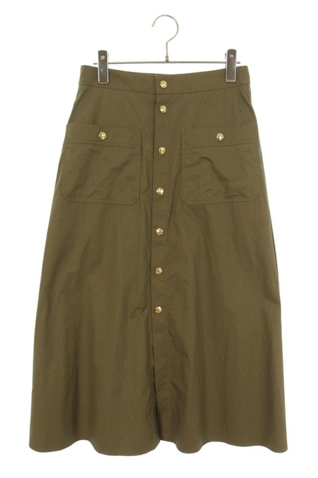 セリーヌ サイズ:36  2J436204I トリオンフボタンコットンスカート 中古 BS99