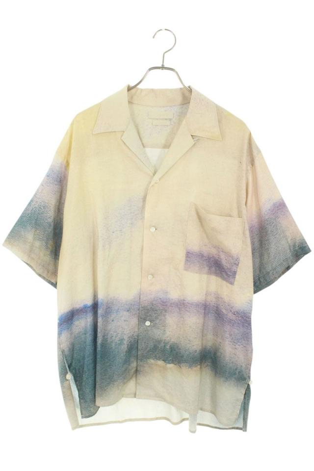 ヨーク サイズ:3  YK25SS0933SH ランドスケーププリントオープンカラー半袖シャツ 中古 BS99