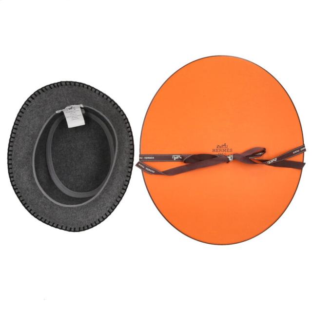 エルメス サイズ:58 ハーパー カシミア混バケットハット 中古 BS99の