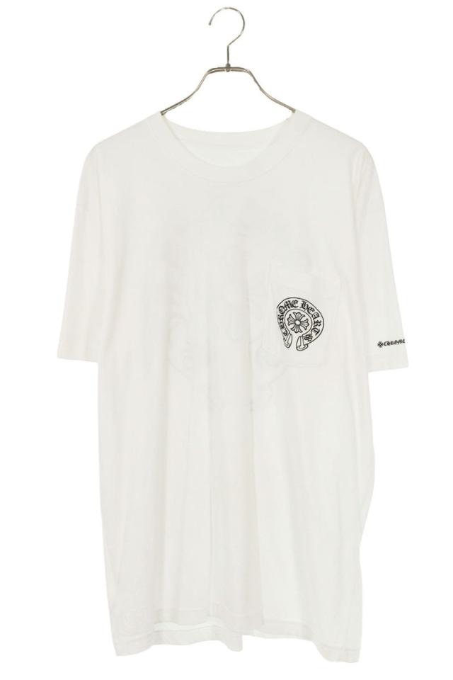 クロムハーツ サイズ:XL  CH T-SHRT 1 バックホースシュープリントTシャツ 中古 OM10