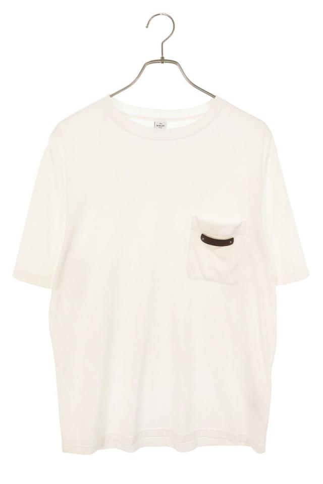 ベルルッティ サイズ:S  R23JRS79JAEK ロゴレザーパッチTシャツ 中古 BS99