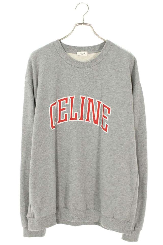 セリーヌ サイズ:XL  2Y74F670Q ロゴプリントスウェット 中古 SB01