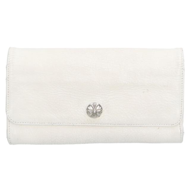 クロムハーツ   JUDY ジュディ クロスボタンレザーウォレット財布 中古 OS06