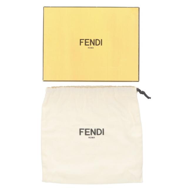 フェンディ 8M0354 モンスター マイクロバケット カーフスキン ファー