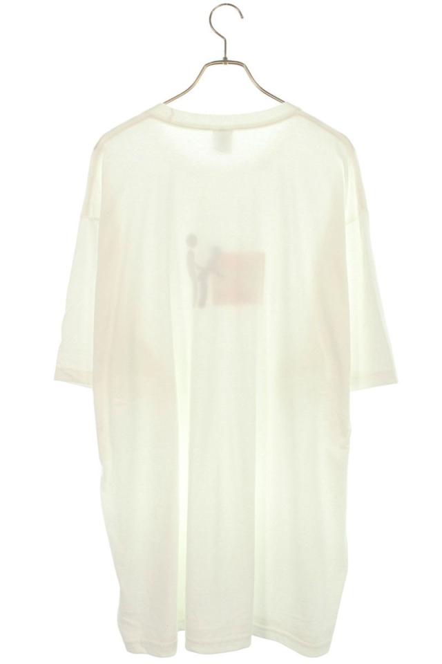 シュプリーム サイズ:XXL 25AW Stick Tee ロゴプリントTシャツ 中古 BS99