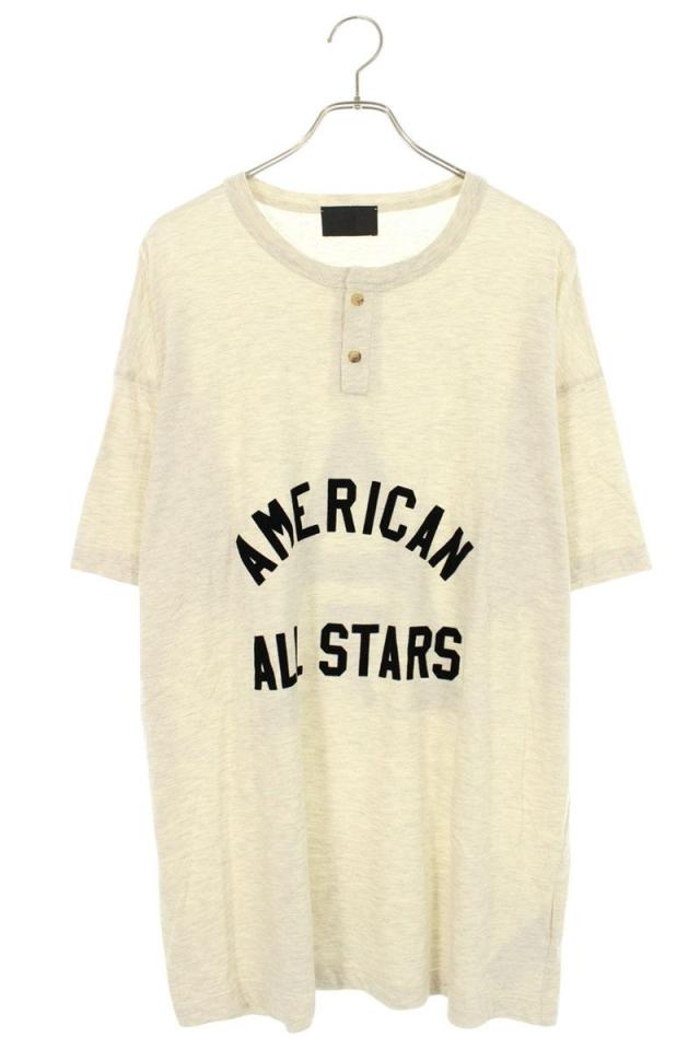 フィアオブゴッド サイズ:L  SEVENTH COLLECTION フェルトロゴヘンリ—ネックTシャツ 中古 BS99