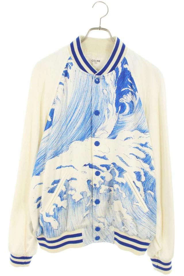 セリーヌ サイズ:46  2V74N173U 伊勢丹限定テディスーベニアブルゾン 中古 SB01