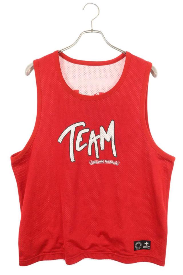 クロムハーツ サイズ:M  PPO FORM TEAM MESH WARM UP JERSEY MATTYBOY プリンメッシュリバーシブルタンクトップ 中古 SS13