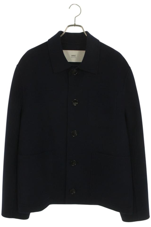 アミアレクサンドルマテュッシ サイズ:L  HJK268 ボクシーボタンウールブルゾン 中古 BS99