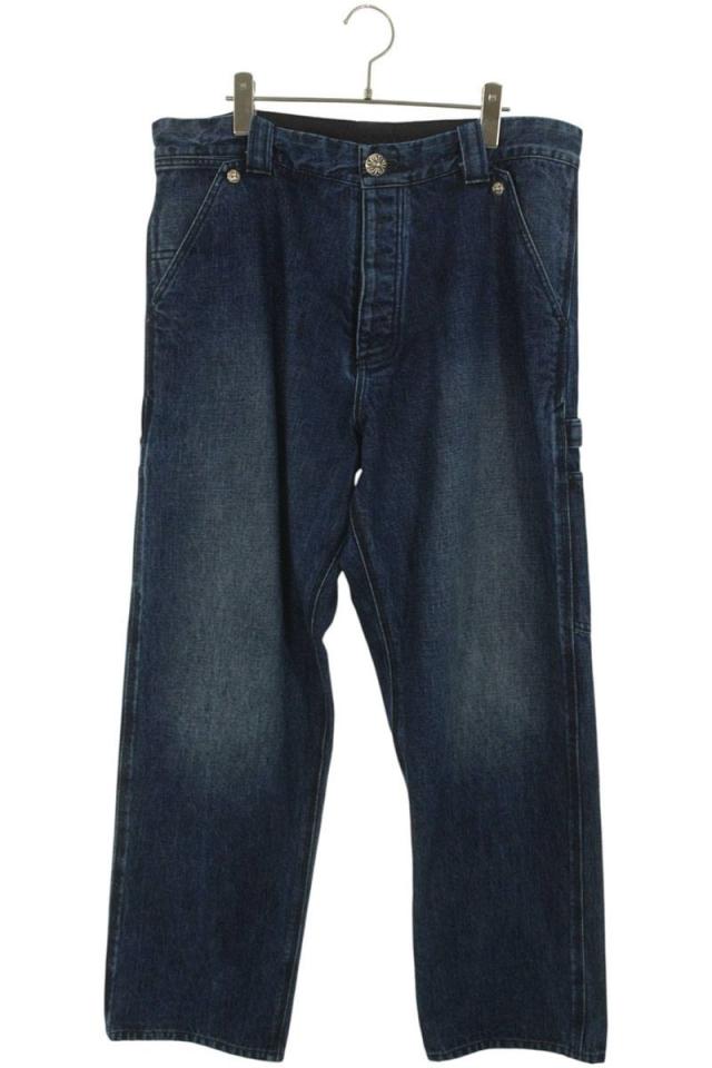 クロムハーツ サイズ:34インチ  DENIM CARPENTER V2 カーペンターデニムパンツ 中古 SJ02