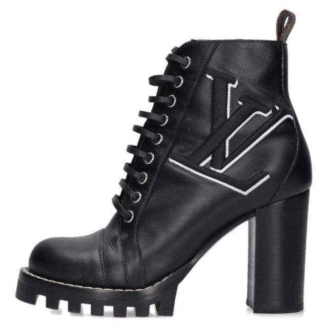 ルイヴィトン サイズ:37  1A4WLL スタートレイルライン ロゴアンクルブーツ 中古 BS99