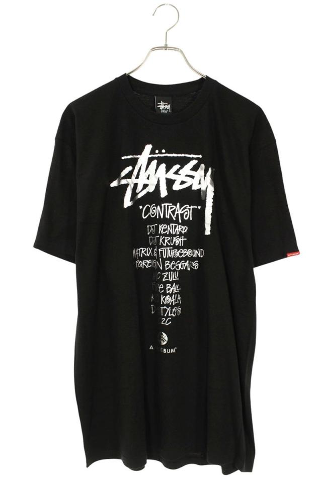 ステューシー サイズ:L  APPLEBUM Ninja Tune ×DJ KENTARO CONTRAST ロゴプリントTシャツ 中古 BS99