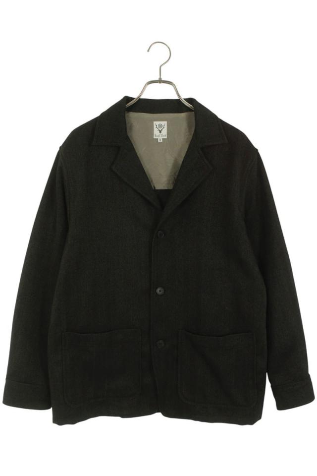 サウス2ウエスト8 サイズ:S  PU477 ヘリンボーン織3Bジャケット 中古 BS99