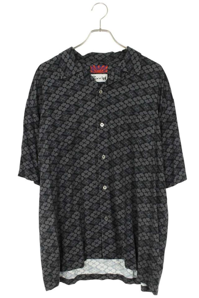 バッズプール サイズ:L 総柄レーヨン半袖シャツ 中古 BS99