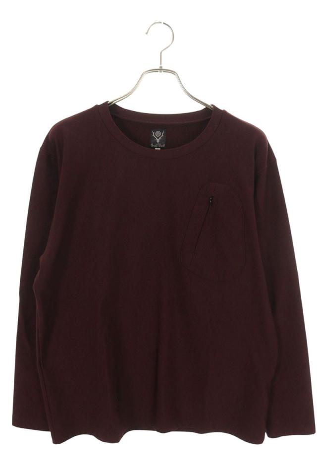 サウス2ウェスト8 サイズ:S  LQ785 ポケットデザインクルーネック長袖カットソー 中古 BS99