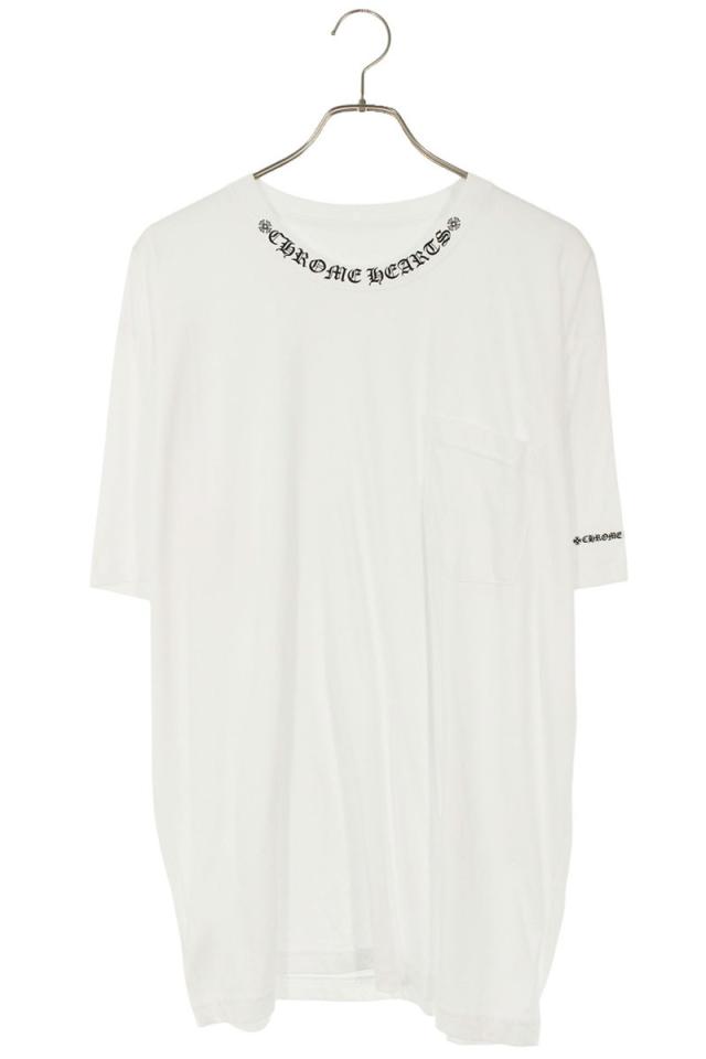 クロムハーツ サイズ:XL  CH T-SHRT 1 ネックロゴTシャツ 中古 SJ02