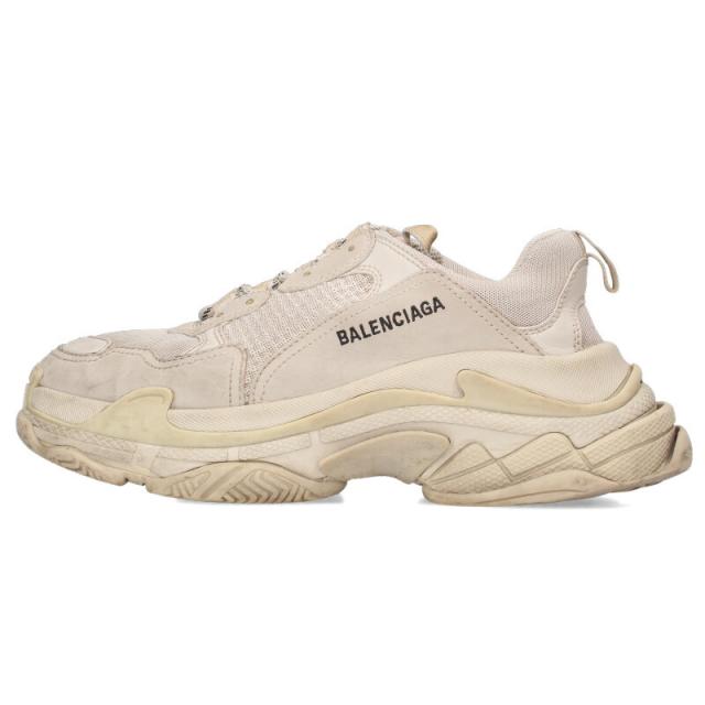 バレンシアガ サイズ:41  TRIPLE S TRAINERS トリプルエスレースアップスニーカー 中古 BS99