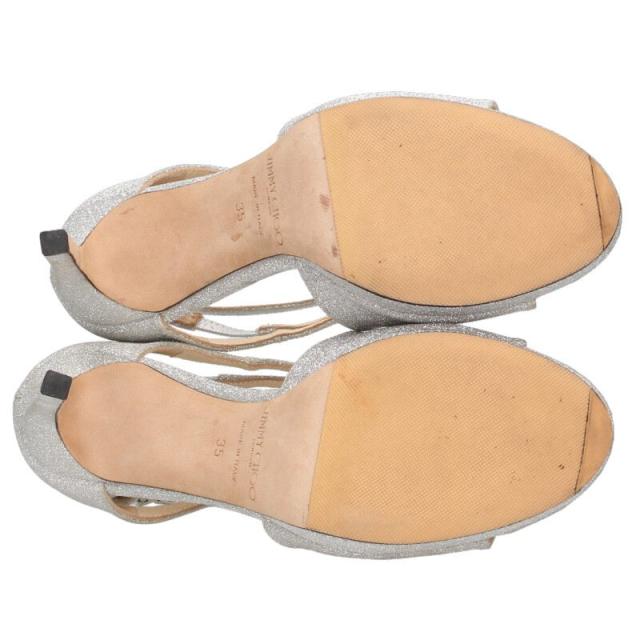 ジミーチュウ サイズ:35 ラメピンヒールサンダル 中古 BS99 ジミーチュウ サイズ:35 ラメピンヒールサンダル 中古 BS99の通販はau