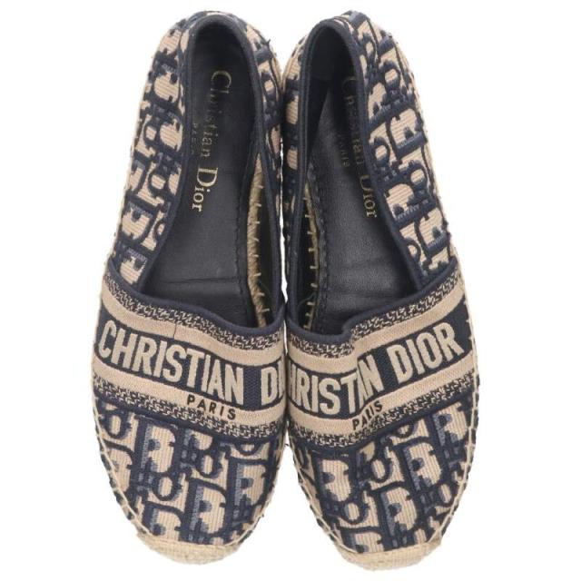 クリスチャンディオール サイズ:35.5 オブリーク総柄エスパドリーユ