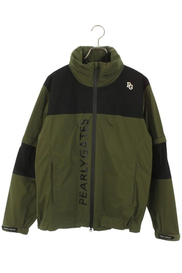 パーリーゲイツ サイズ:4  053-0220103 ファーライナー付きナイロンジャケットブルゾン 中古 BS99