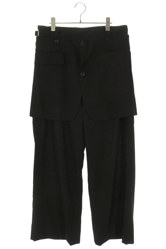 ダイリク サイズ:31インチ  25SS  25SS BTN5 テーラードヘムレイヤードワイドスラックスロングパンツ 中古 BS99