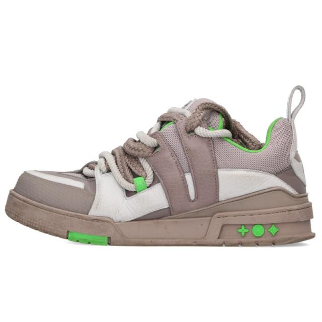 ルイヴィトン サイズ:7.5  LV スケート・ライン レースアップスニーカー 中古 OM10