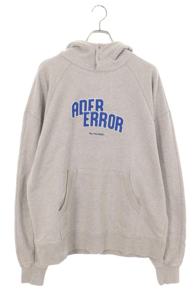 アーダーエラー サイズ:A2  BLORFWHD0101GR2 フロントロゴプルオーバーパーカー 中古 BS99