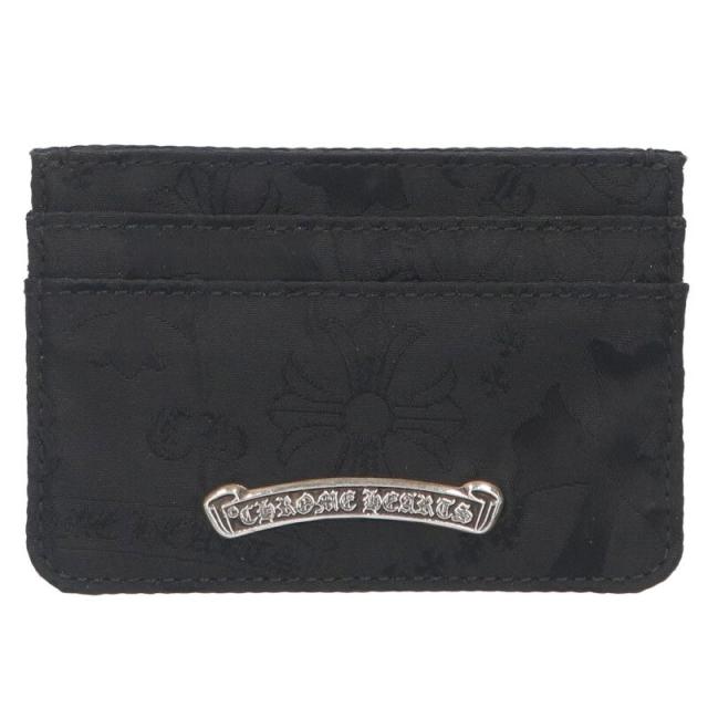 クロムハーツ   DOUBLE SIDEダブルサイド 総柄ナイロンカードケース 中古 SJ02